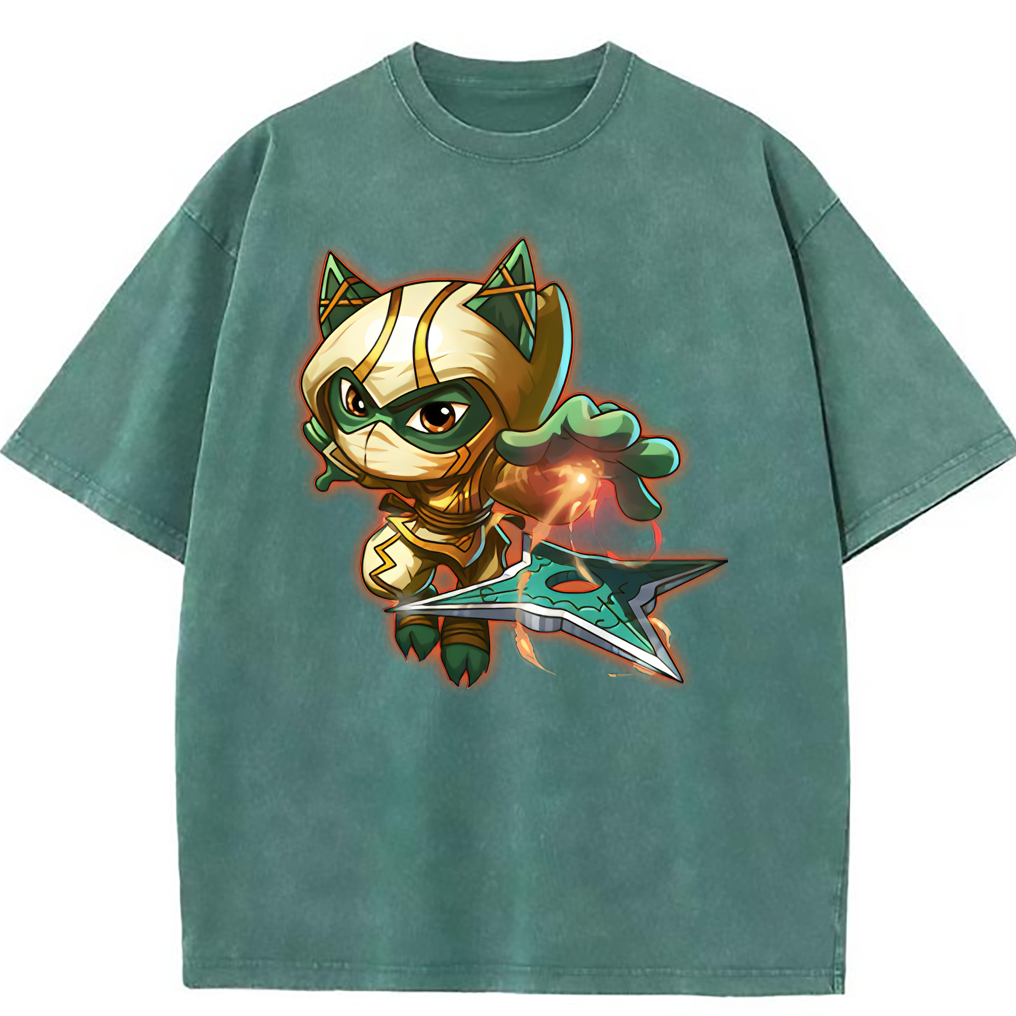 （画像用） リーグ・オブ・レジェンド League of Legends LOL 綿100% ヴィンテージ風 半袖Tシャツ（フロントプリント）